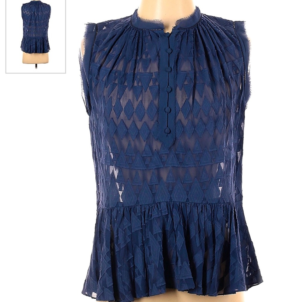 Rebecca Taylor Sheer Blouse